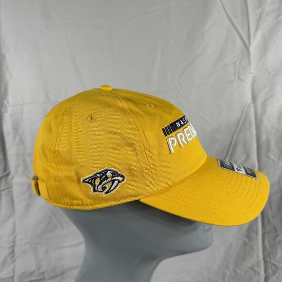 Nashville Predators Hat Cap Strap Back Yellow NHL Hockey Mens One Size Fanatics - Picture 4 of 7